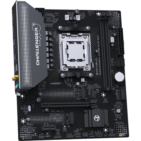 Maxsun MS-Challenger B850M Plus WiFi Sockel AM5 Mainboard (schwarz, RAID, GB-LAN, WLAN, BT, Sound, µATX)