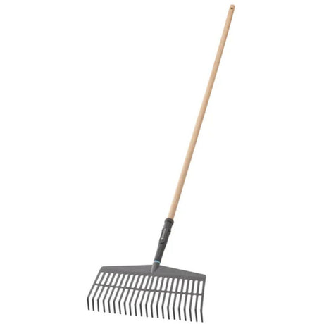 Gardena Pureline Rasenrechen FSC 100 % (graue Holzfarbe, 17305-20)