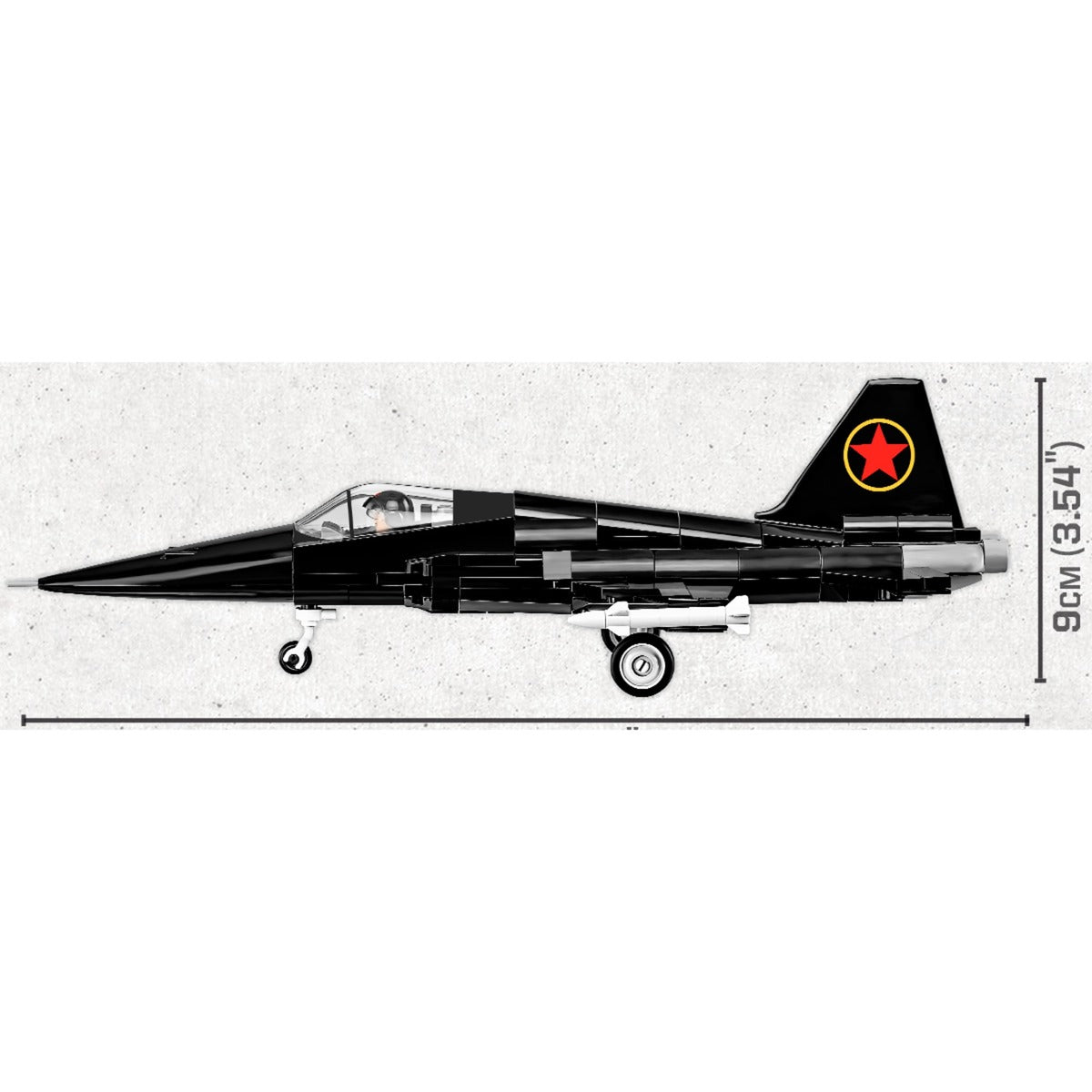 Cobi top gun - mig-28 constructiespeelgoed (schaal 1:48)