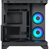 Fractal design pop 2 vision rgb midi tower behuizing (zwart | 1x usb-a | 1x usb-c | rgb | tempered glass)