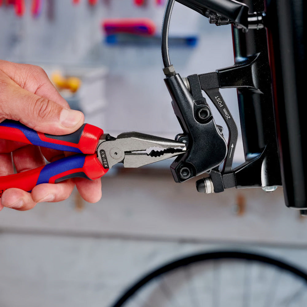 Knipex Spitzkombizange Kombizange (rot blau)