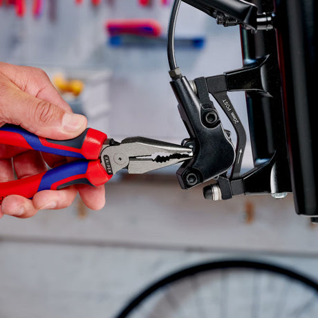 Knipex Spitzkombizange Kombizange (rot blau)