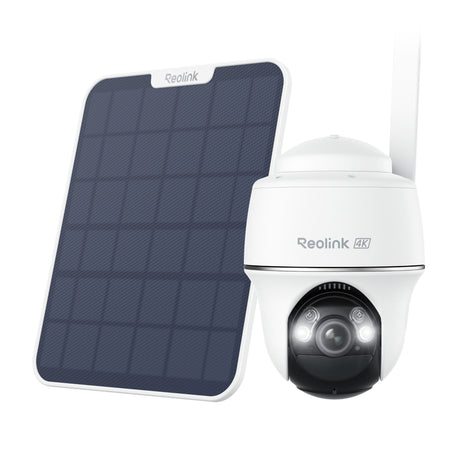 Reolink G440 + Solarpanel 2 Sicherheitskamera (weiß, 4k, 8mp, 4G LTE, inkl. Solarpanel 2 + 64GB Micro-SD-Karte)