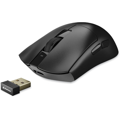 Sharkoon Fireglider One Gaming-Maus (schwarz, 400 – 12.000 dpi, 2,4 GHz USB)