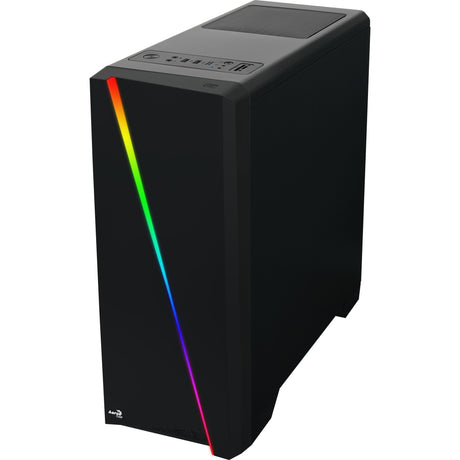 Aerocool Cylon Midi Tower Gehäuse (schwarz | 3x USB-A | RGB | Fenster)