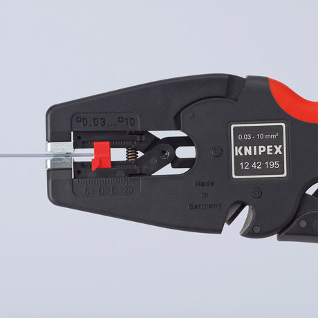 Knipex Multistrip 10 automatische Abisolierzange 1242195 (schwarz rot)