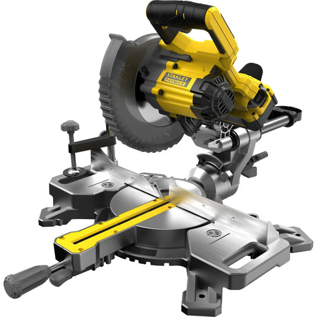 Stanley Fatmax V20 18 V 4,0 Ah 190 mm Kapp- und Gehrungssäge (gelb schwarz, Akku (18 V, 4,0 Ah) und Ladegerät (2 A) im Lieferumfang enthalten)