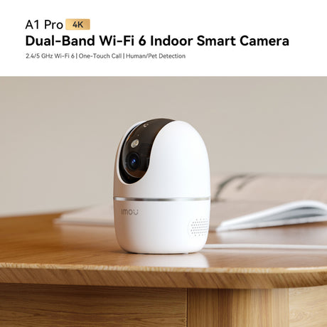 Imou A1 Pro 4K-Überwachungskamera (weiß, 8 MP (3840 x 2160), WiFi 6)