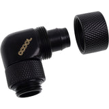 Alphacool Eiszapfen 13 10mm Klemmverschraubungsanschluss (schwarz, auf der Gewindeseite drehbar)