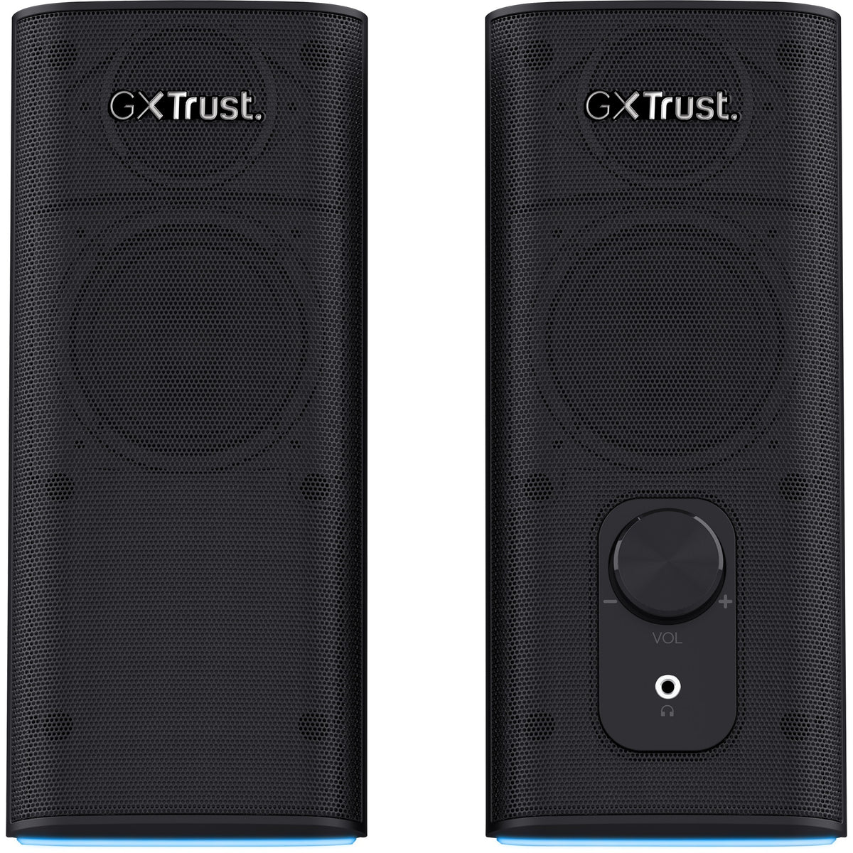 Trust GXT 612 Cetic PC-Lautsprecher (Schwarz, Bluetooth, RGB)