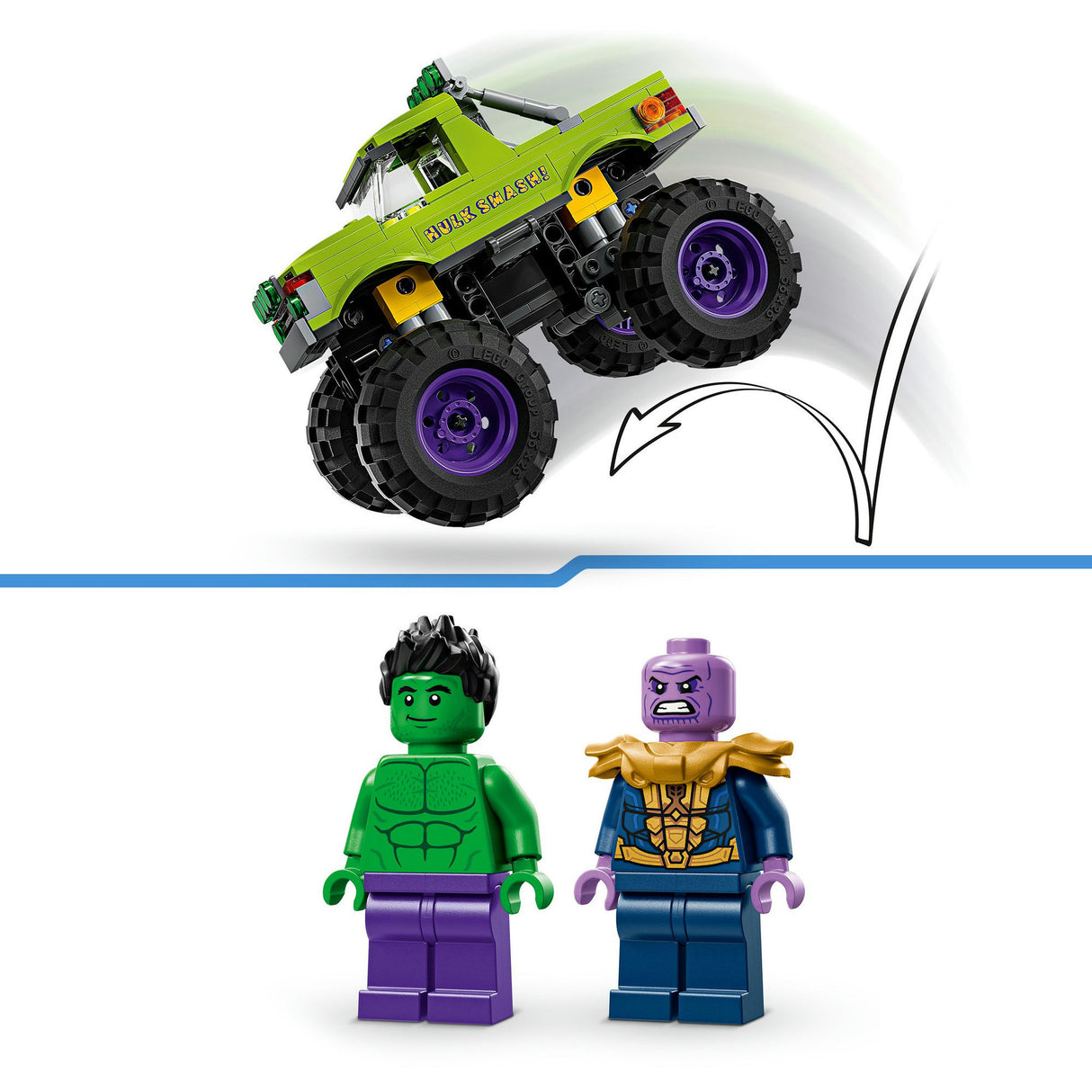 Lego Marvel 76312 Der Hulk Truck vs. Thanos