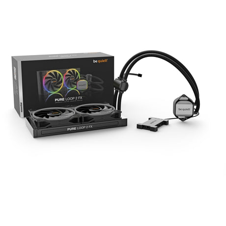 Ruhig sein! Pure Loop 2 FX 280 Wasserkühlung (Schwarz, 4-Pin-PWM-Lüfteranschluss)