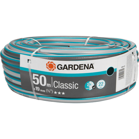 Gardena Classic-Schlauch 19 mm (3 4) (Grau-Türkis, 18025-20, 50 m)