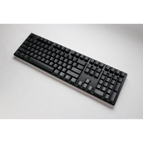 Ducky One 3 Classic, Tastatur (Schwarzweiß, US-Layout, Cherry MX Red, RGB-LED, Double-Shot PBT, Hot-Swap-fähig, Quacksalber-Mechanik)