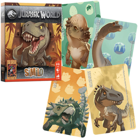 999Games 999 Games Similo: Jurassic World Kartenspiel (niederländisch, 2 - 8 Spieler, 10 Minuten, ab 7 Jahren)