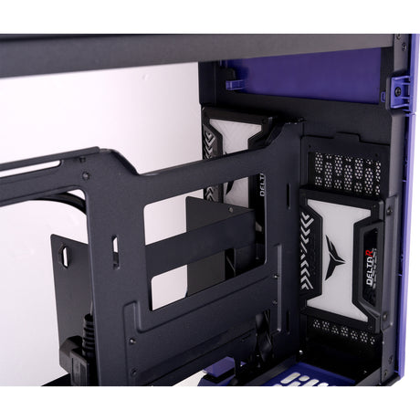 Thermaltake tr100 future dusk mini tower behuizing (paars | 2x usb-a | 1x usb-c)