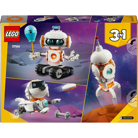 Lego Creator 3-in-1 – Weltraumroboter-Konstruktionsspielzeug (31164)