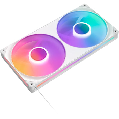 Nzxt f280 RGB Core Gehäuselüfter (weiß, 2 Stück, 280 x 140 x 26 mm)