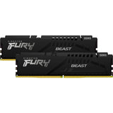 Kingston Fury Beast 16 GB DDR5-5600 (2x 8 GB) RAM (schwarz, kf556c36bbek2-16, Expo)