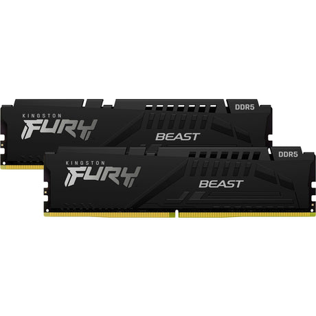 Kingston Fury Beast 16 GB DDR5-5600 (2x 8 GB) RAM (schwarz, kf556c36bbek2-16, Expo)
