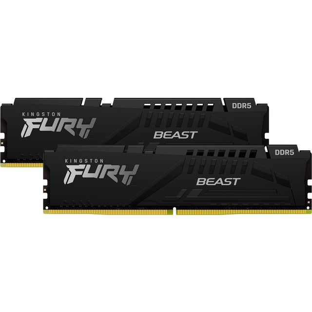 Kingston Fury Beast 16 GB DDR5-5600 (2x 8 GB) RAM (schwarz, kf556c36bbek2-16, Expo)