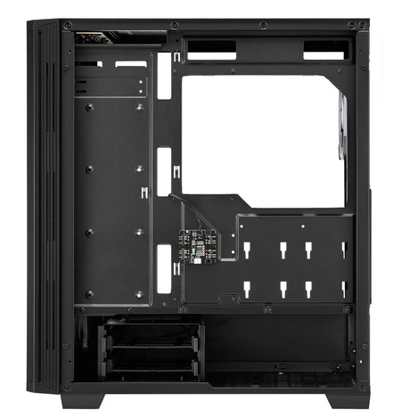 Sharkoon RGB Lit 100 Midi-Tower-Gehäuse (schwarz | 3x USB-A | RGB | Fenster)