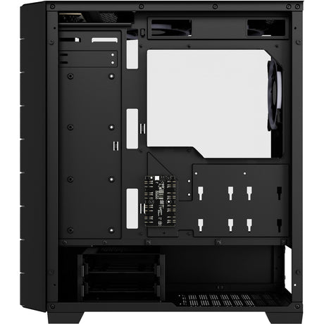 Sharkoon RGB Hex Midi Tower Gehäuse (schwarz | 2x USB-A | 1x USB-C | RGB | gehärtetes Glas)