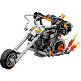 Lego Marvel – Geisterfahrer-Mech-Motorrad-Konstruktionsspielzeug (76245)