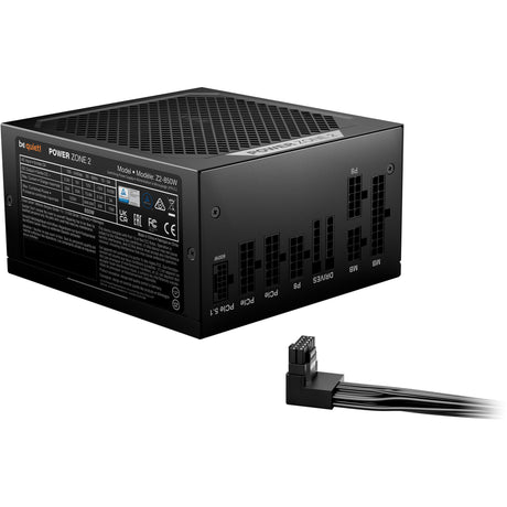 Ruhig sein! Power Zone 2 modulares 850-Watt-Netzteil (schwarz, 1x 12V-2x6, 3x PCIe)