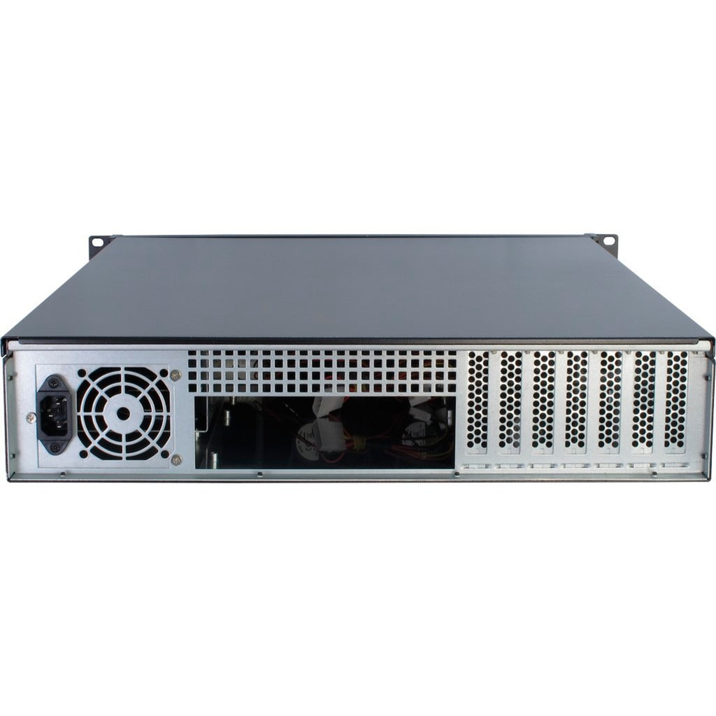 Inter-tech 2u-2098-sl Rackgehäuse (schwarz | 2x USB-A)