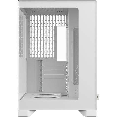 Fractal Design Pop 2 Vision RGB Midi-Tower-Gehäuse (weiß | 1x USB-A | 1x USB-C | RGB | gehärtetes Glas)