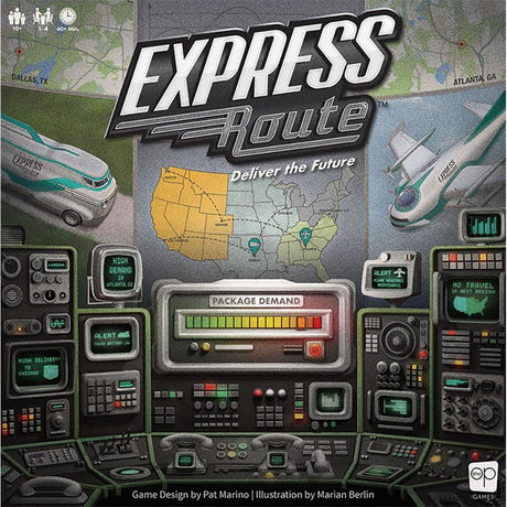 European Player Network Express Route Brettspiel (englisch, 1 - 4 Spieler, 60 Minuten, ab 10 Jahren)