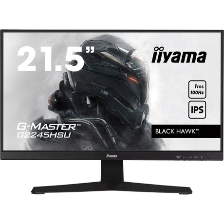 Iiyama G-Master Black Hawk G2245HSU-B2 22 Gaming-Monitor (Schwarz, HDMI, Display Port, 2x USB-A, USB-B)
