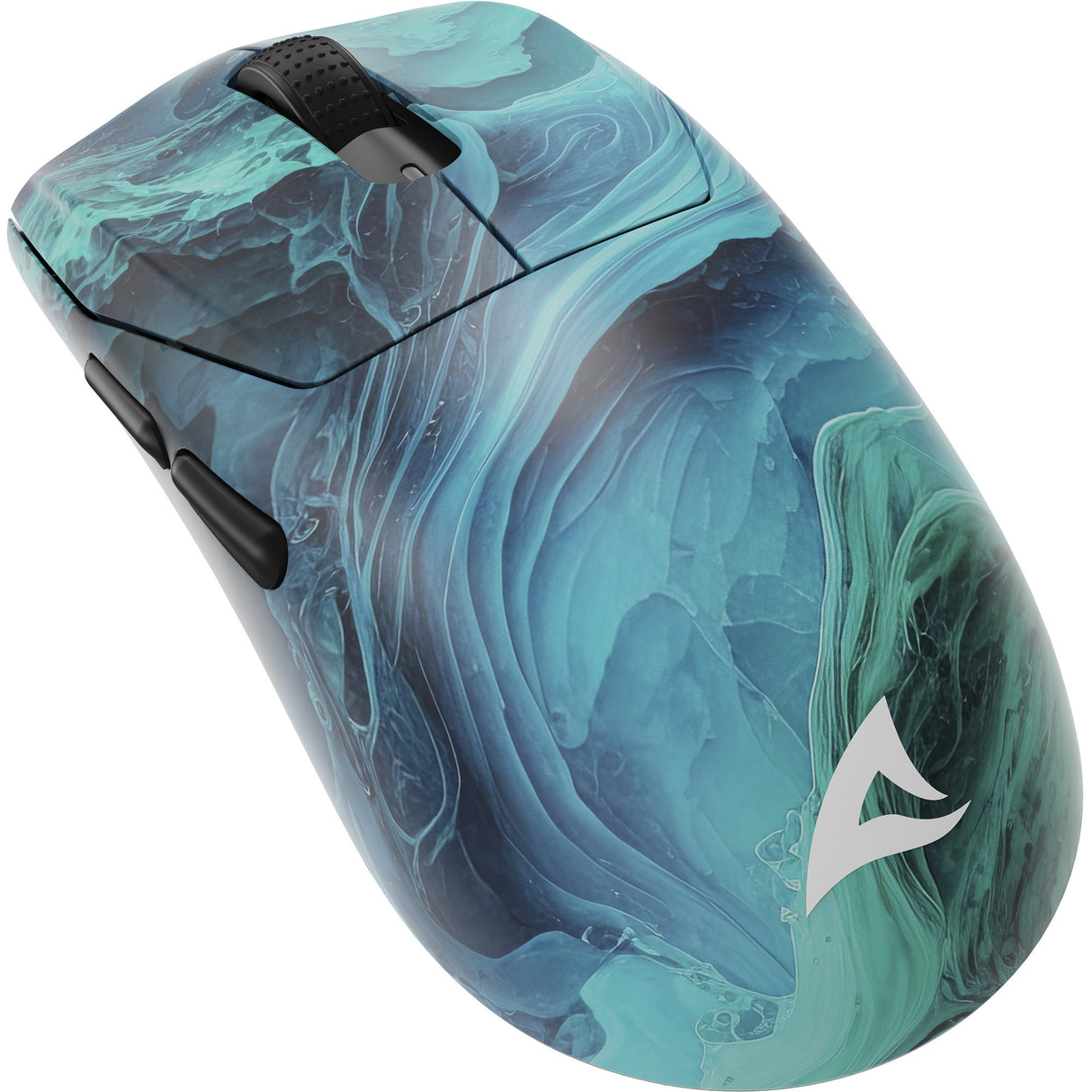 Sharkoon SGM25W Gaming-Maus (Türkisblau, 12.000 dpi, RGB-LEDs)