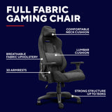 Trust GXT 723 Ruya bequemer Gaming-Stuhl aus Stoff (grau)