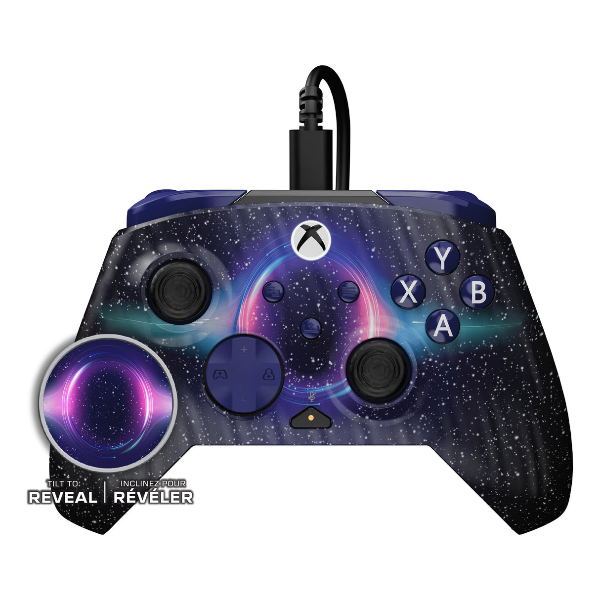 Erweiterter kabelgebundener Turtle Beach Rematch-Controller (Dark Cosmos, Xbox Series X|S, Xbox One, PC)