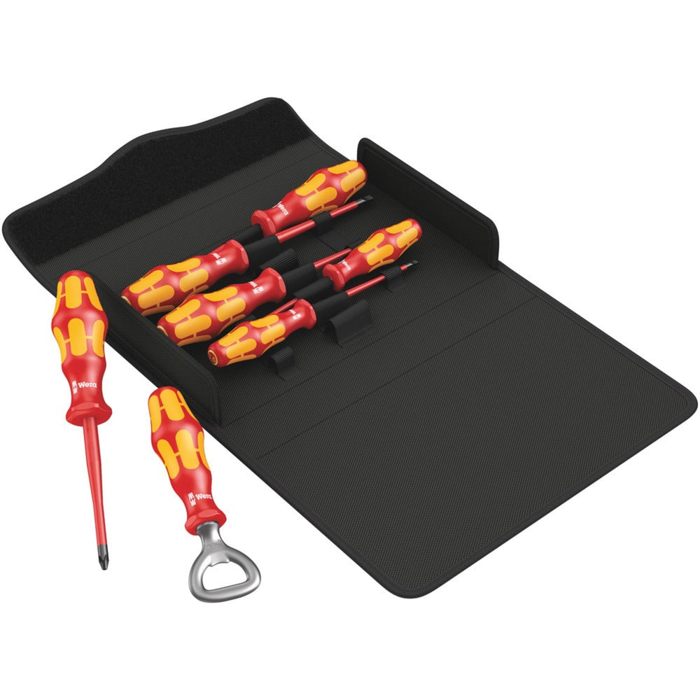 Wera Kraftform 100 is 7 Set 2 Schraubendreher-Set (rot gelb, 7-teilig)