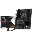 Msi pro b840-s evo wifi6e socket am5 moederbord (zwart zilver, raid, 2.5gb-lan, wi-fi 6e, bluetooth, atx)