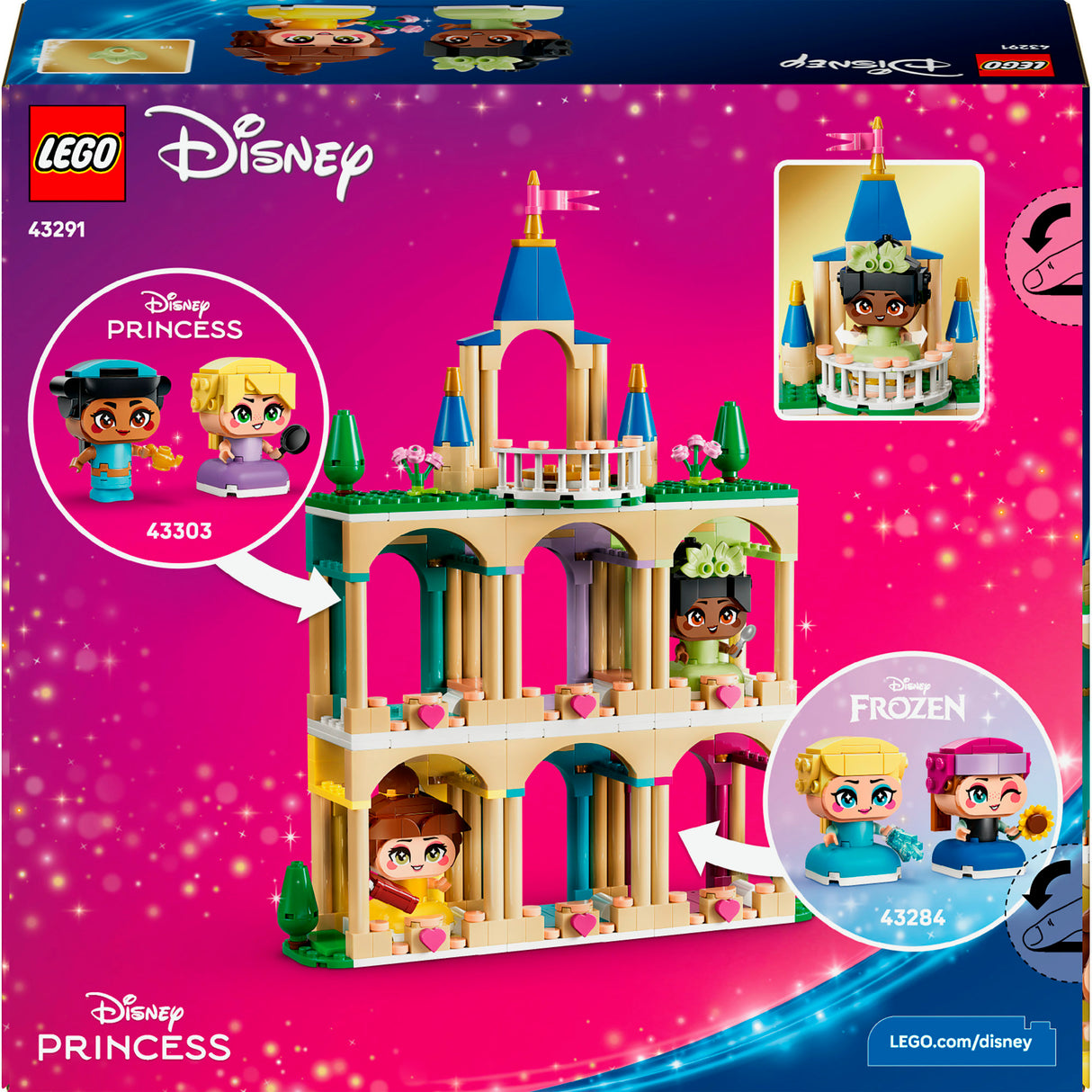 Lego Disney Princess 43291 Mini Belle und Tiana mit Schloss