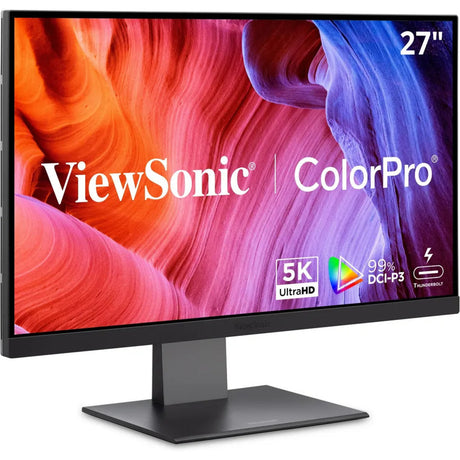 Viewsonic VP2788-5k Mac-kompatibler 27 4K-UHD-Monitor (schwarz, 2x Thunderbolt 4, 1x HDMI, 1x Displayport, USB-A, USB-C)