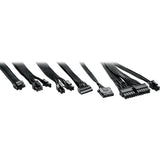 Sharkoon Rebel P20 SFX modulares 850-Watt-Netzteil (schwarz, 1x 12V-2x6, 2x PCIe)