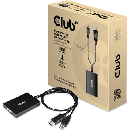 Club 3D DisplayPort zum Dual Link DVI-D HDCP Off Version AC