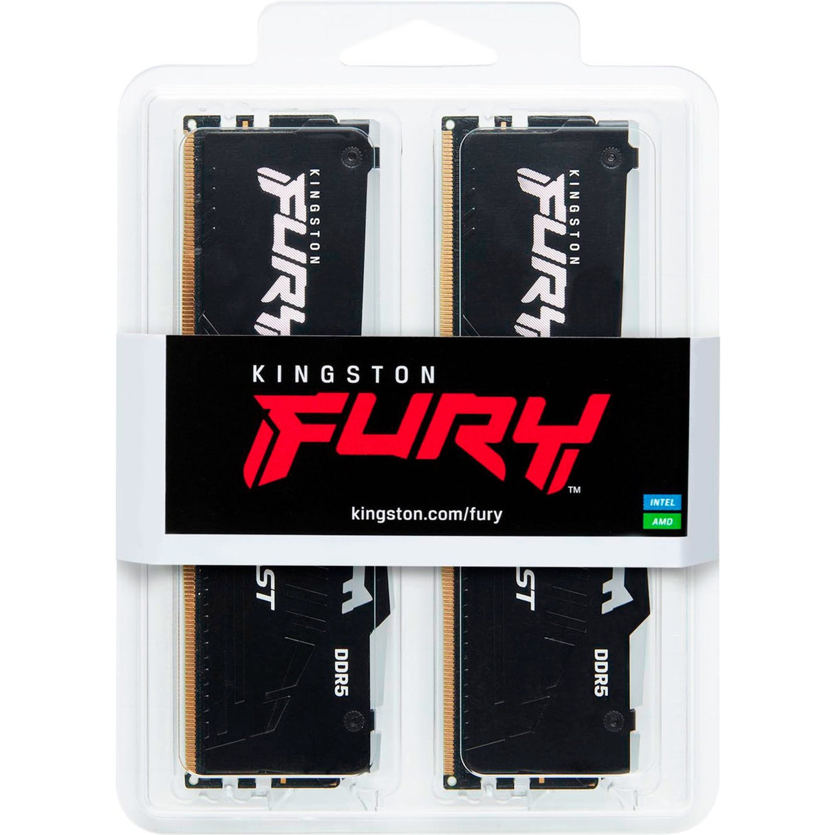Kingston KF560C30BBEAK2-64 Technologie FEAST DDR5 KIT oder 2, 64 GB, DIMM, 6000 MHz, CL30, RGB