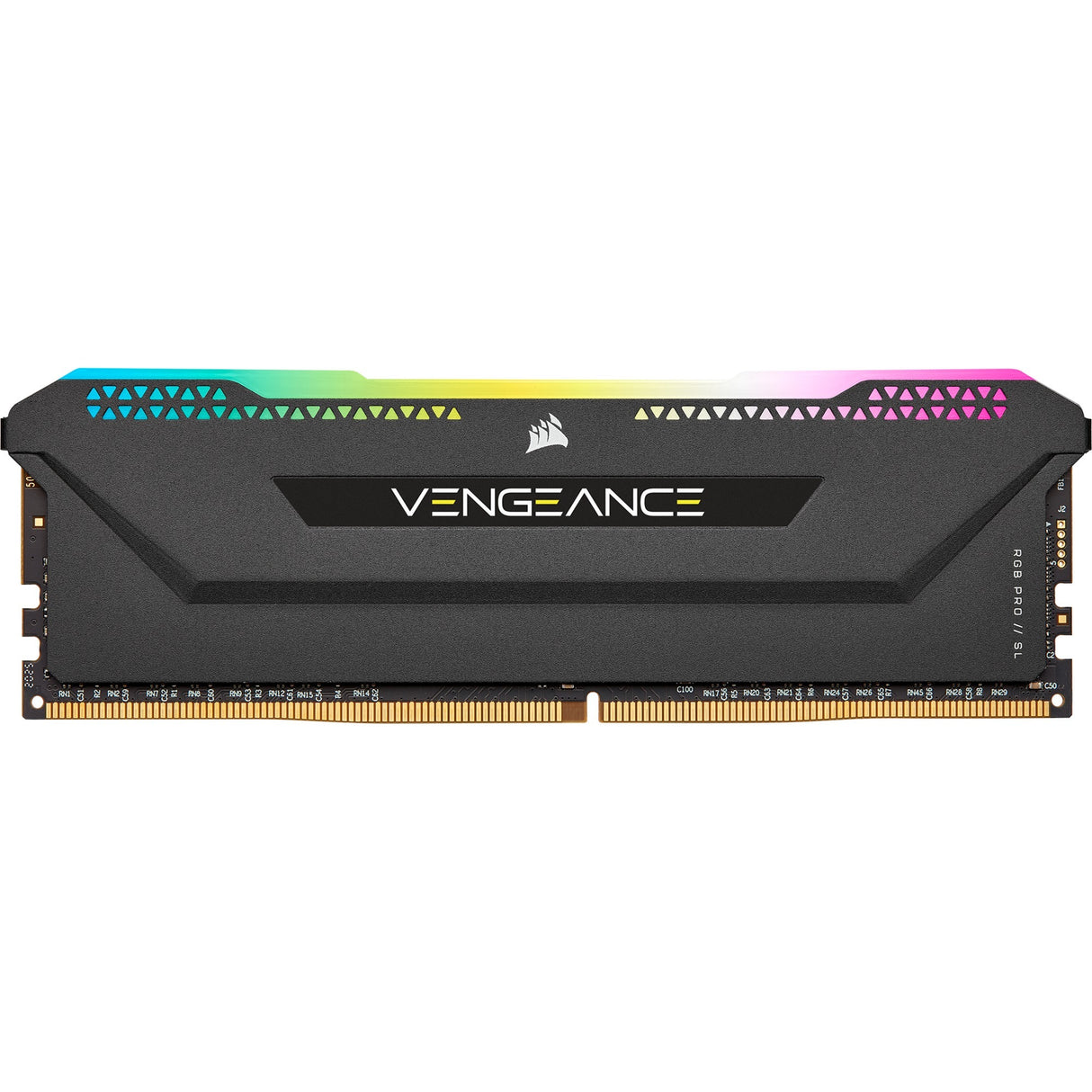 Corsair 32 GB DDR4-3200 (2x 16 GB) RAM-Kit (schwarz, CMH32Gx4M2Z3200C16, Vengeance RGB Pro SL, XMP 2.0, AMD Ryzen Optimized)