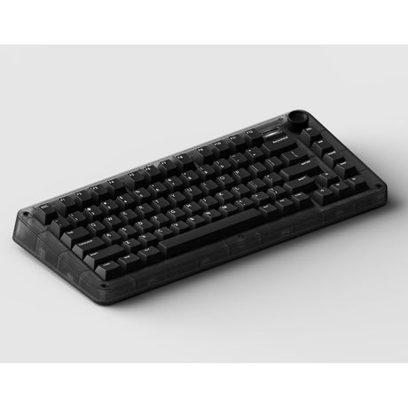 Iqunix ZX75 Dark Side kabellose mechanische Tastatur (Schwarz, US-Layout (QWERTY), Gateron Brown, 75 %, RGB-LEDs, Hot-Swap-fähig, Double-Shot PBT, 2,4 GHz | Bluetooth 5.1 | USB-C)