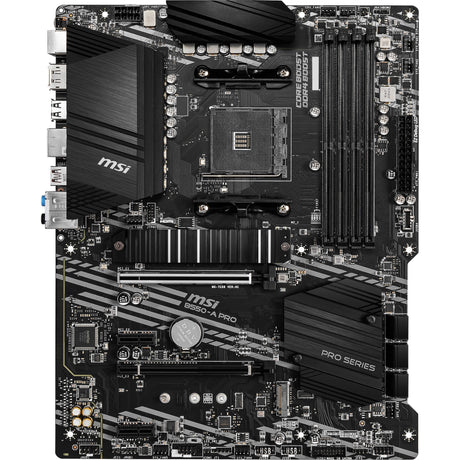 MSI B550-A Pro Sockel AM4 Mainboard (schwarz, RAID, GB-LAN, Sound, ATX)