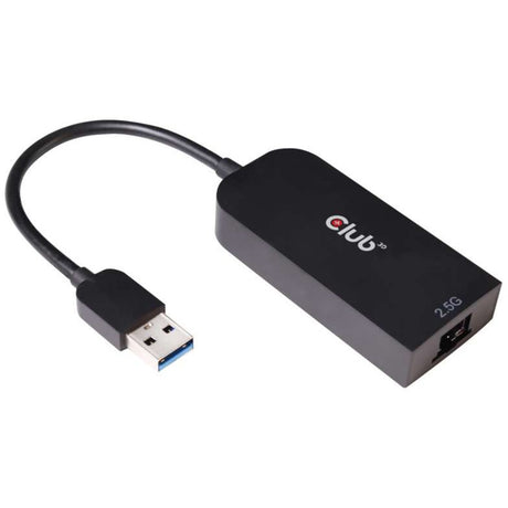 Club 3D USB-A 3.2 Gen1 > RJ-45 2,5 Gbit/s Adapter (schwarz, 0,16 Meter)
