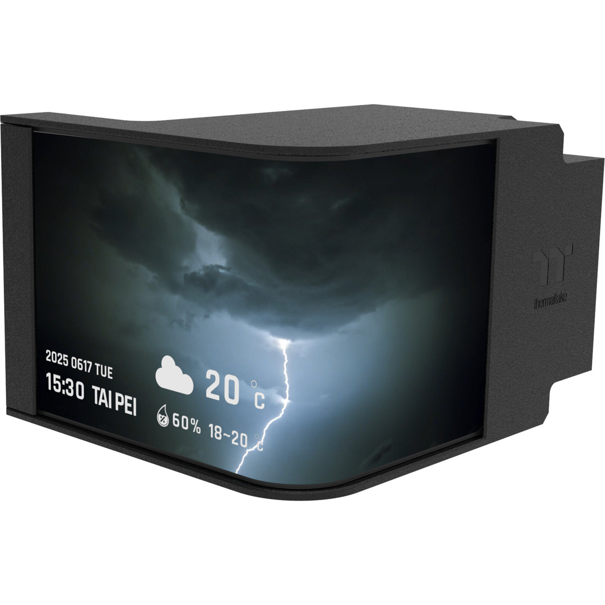 Thermaltake Magcurve 360 Ultra Arbb Sync AIO Flüssigkeitskühler Wasserkühlung (Schwarz)