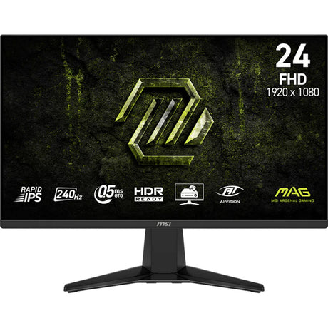 Msi mag 245f x24 23.8 gaming monitor (zwart, 1x displayport, 2x hdmi, 240 hz)