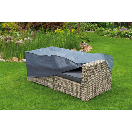Nature Gartenmöbelbezug für 2-Sitzer-Lounge-Sofabezug (grau, 6031600)